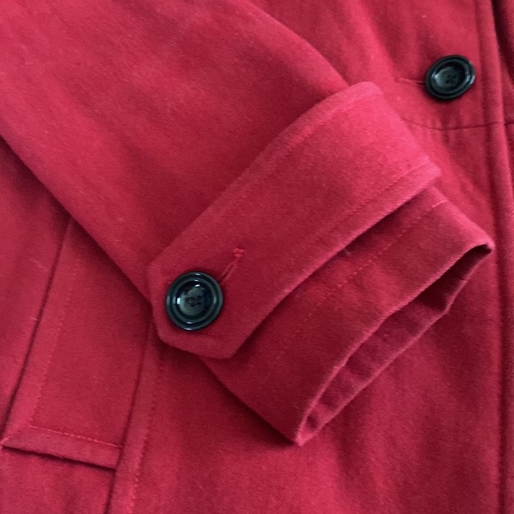 Gap. Red wool pea coat. Size L. - Picture 7 of 9